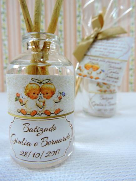 Lembrancinha de Batizado Mini Aromatizante