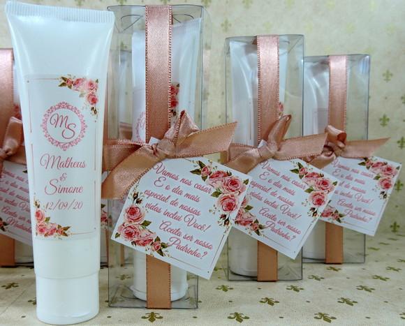 Lembrancinha de Casamento Bisnaga com Creme Noivado