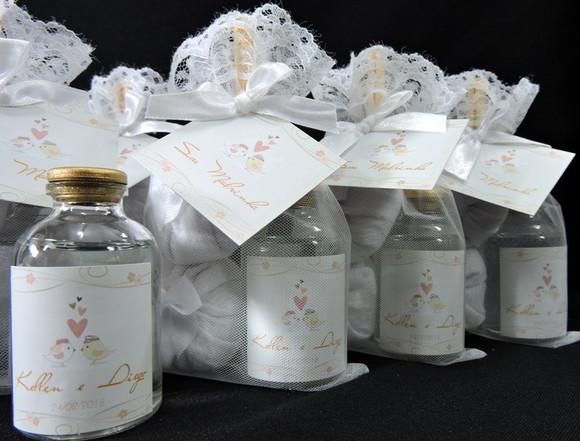 Lembrancinha de Casamento Dois Sachês e Mini Aromatizador