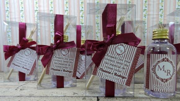 Lembrancinha de Casamento Mini Aromatizador 60 ml