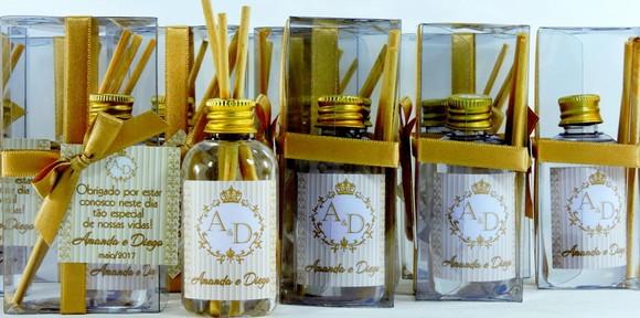 Lembrancinha de Casamento Mini Aromatizador 60 ml