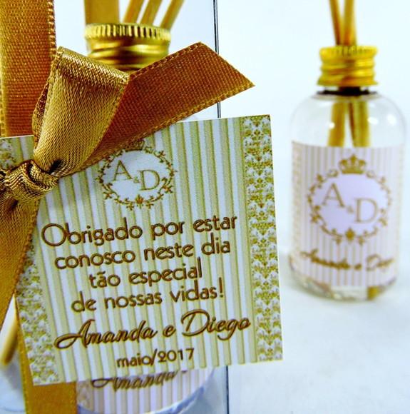 Lembrancinha de Casamento Mini Aromatizador 60 ml