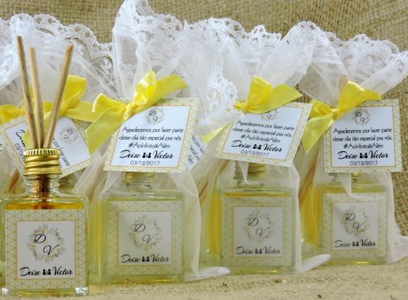 Lembrancinha de Casamento Mini Aromatizador Cubo 50 Difusor