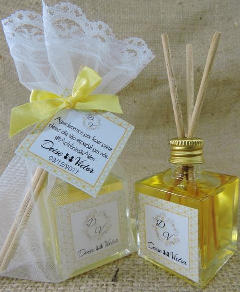 Lembrancinha de Casamento Mini Aromatizador Cubo 50 Difusor