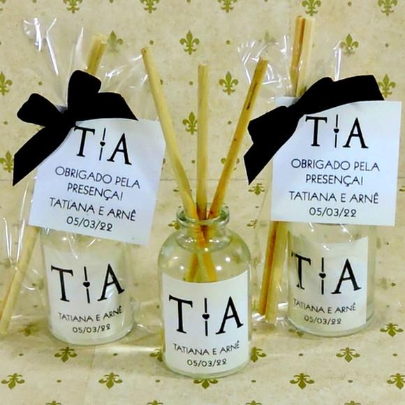 Lembrancinha de Casamento Mini Difusor Varetas Aromatizador