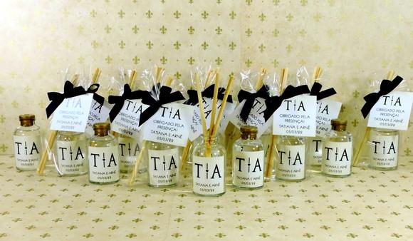 Lembrancinha de Casamento Mini Difusor Varetas Aromatizador