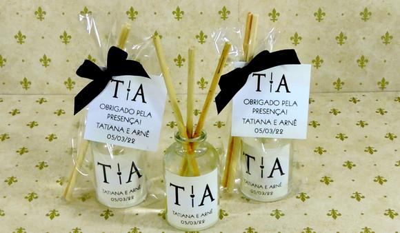 Lembrancinha de Casamento Mini Difusor Varetas Aromatizador