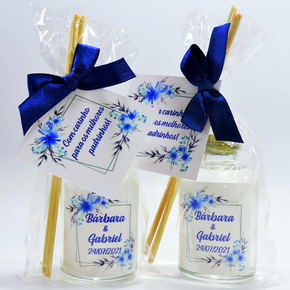 Lembrancinha de Casamento Mini Difusor Varetas Aromatizador