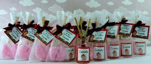 Lembrancinha de Chá de Bebê Aromatizante Pézinho na Organza
