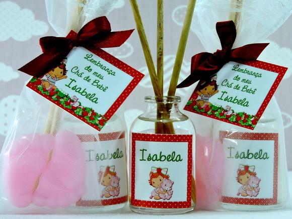 Lembrancinha de Chá de Bebê Aromatizante Pézinho na Organza