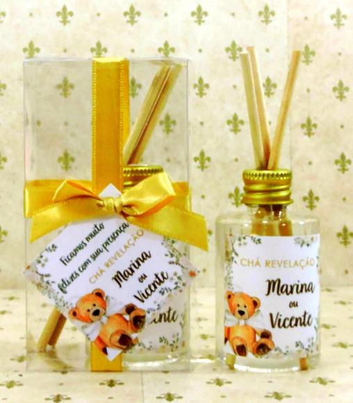 Lembrancinha de Chá de Revelação Mini Aromatizador Difusor