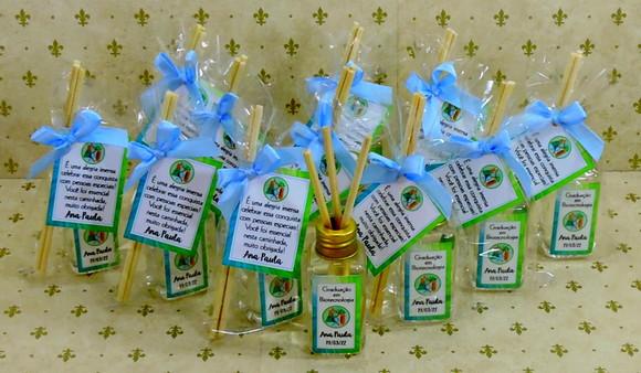 Lembrancinha de Formatura Difusor Varetas Mini Aromatizador