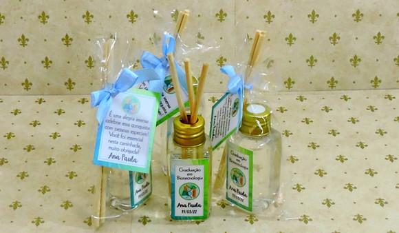 Lembrancinha de Formatura Difusor Varetas Mini Aromatizador