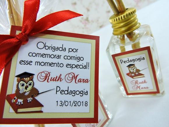 Lembrancinha de Formatura Mini Aromatizador 40 ml Pet