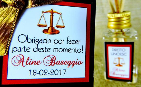 Lembrancinha de Formatura Mini Aromatizador 40 ml Pet