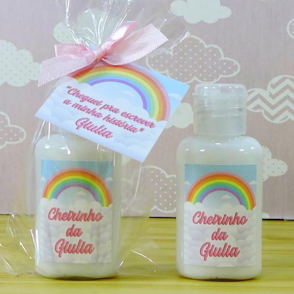 Lembrancinha de Maternidade Mini Hidratante Arco Íris