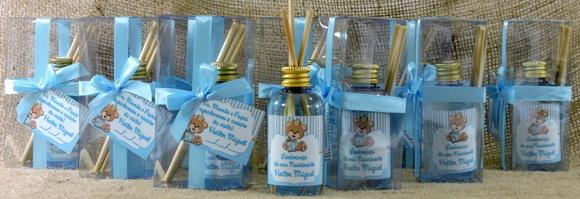 Lembrancinha de Nascimento Mini Aromatizador 60 ml Ursinho