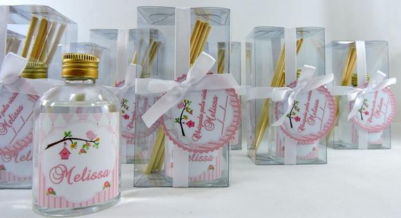 Lembrancinha de Nascimento Mini Aromatizador na Caixinha