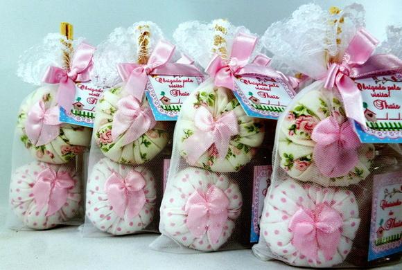 Lembrancinha de Nascimento Mini Difusor com Sachê Passarinho