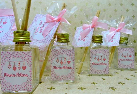 Lembrancinha de Nascimento Mini Difusor Varetas Aromatizador