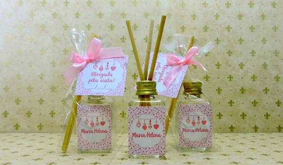Lembrancinha de Nascimento Mini Difusor Varetas Aromatizador