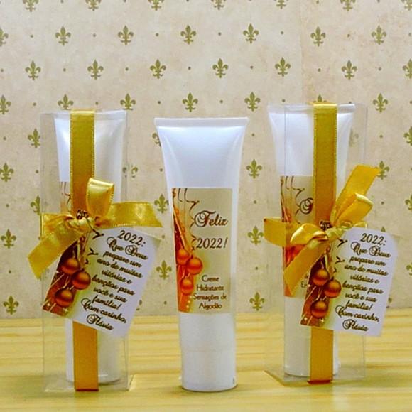 Lembrancinha de Natal Creme Hidratante na Bisnaga Brinde