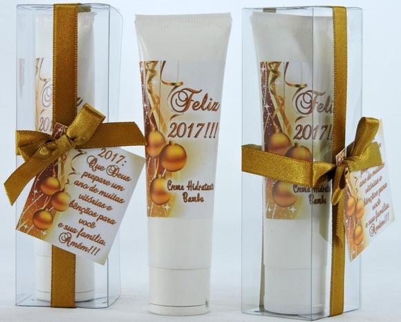 Lembrancinha de Natal Creme Hidratante na Bisnaga de 50 ml