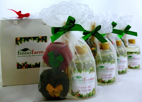 Lembrancinha de Natal Difusor e 2 Sachês
