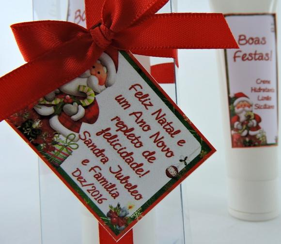 Lembrancinha de Natal e Fim de Ano - Bisnaga 50 ml