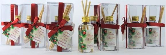 Lembrancinha de Natal Mini Aromatizante de 60 ml