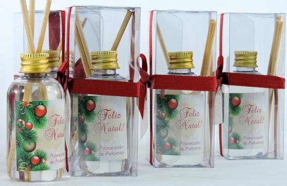 Lembrancinha de Natal Mini Aromatizante de 60 ml