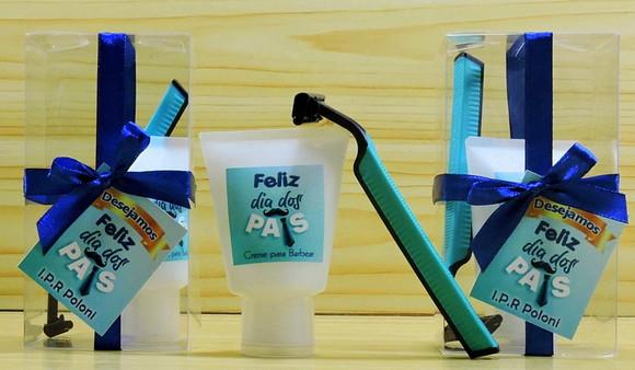 Lembrancinha Dia dos Pais Kit Barbear Creme Padrinhos