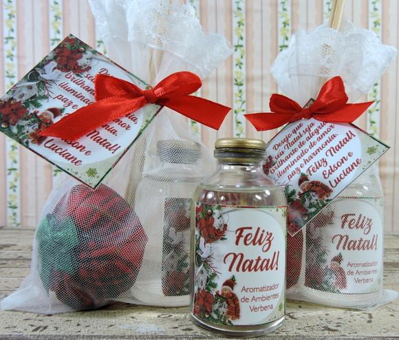 Lembrancinha Difusor e Sachê Boas Festas