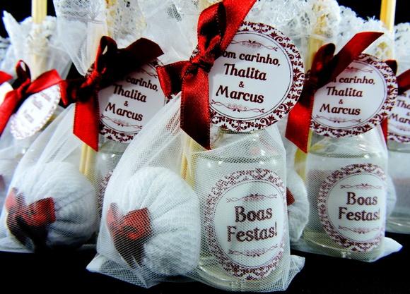 Lembrancinha Difusor e Sachê Boas Festas