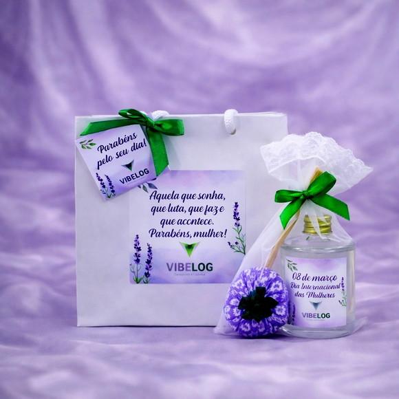 Lembrancinha do Dia da Mulher Mini Difusor de Varetas Sachê