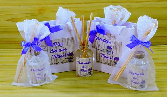 Lembrancinha do Dia das Mães Mini Aromatizante na Sacolinha