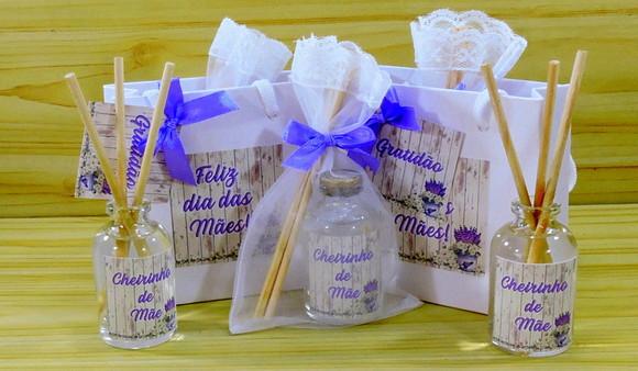 Lembrancinha do Dia das Mães Mini Aromatizante na Sacolinha