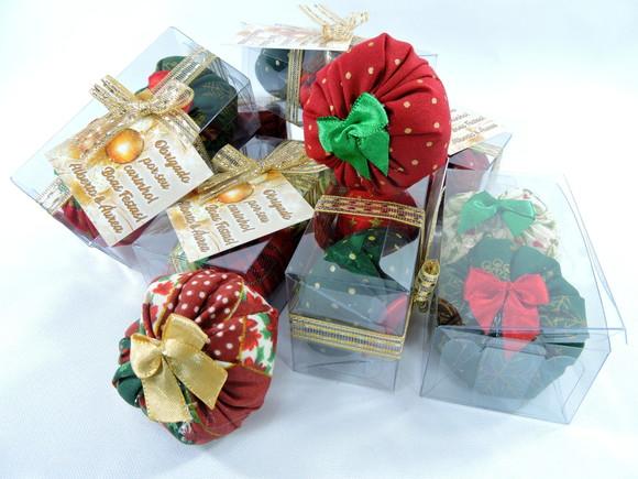 Lembrancinha Dois Sachês Perfumados Caixinha de Natal Aroma
