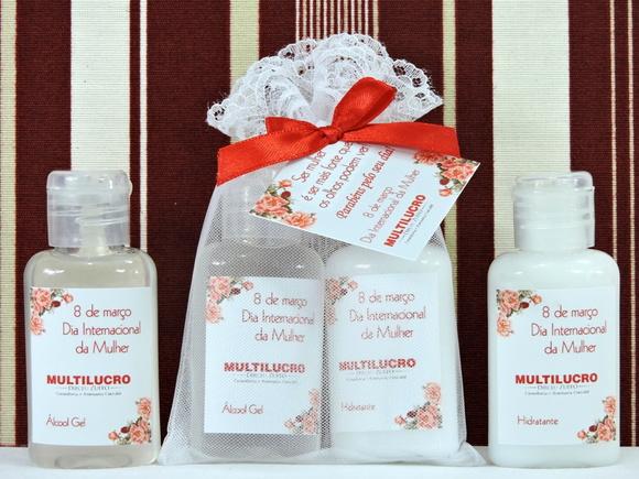 Lembrancinha Especial Brinde Álcool Gel e Hidratante