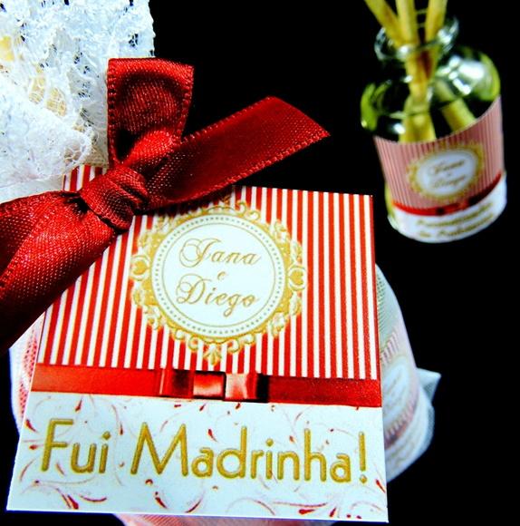 Lembrancinha Fui Madrinha - Casamento