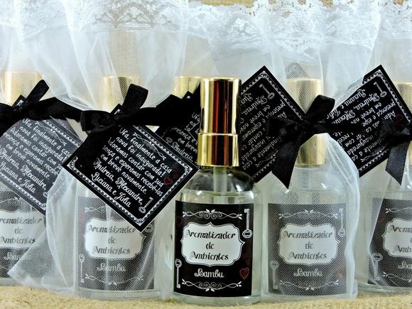 Lembrancinha Home Spray Chá de Casa Nova