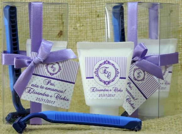 Lembrancinha Kit de Barbear para Padrinhos