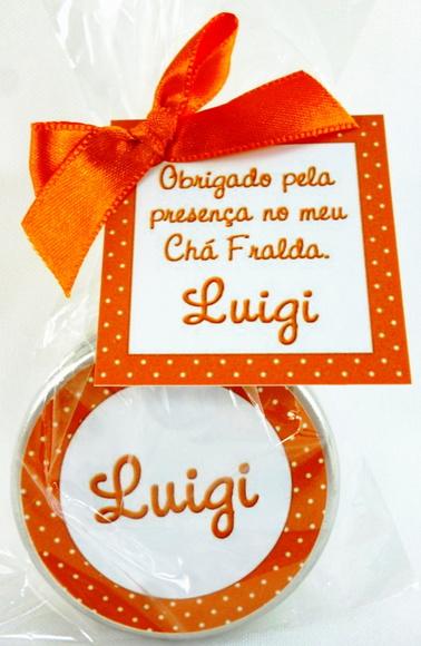 Lembrancinha Latinha e Sabonete Pézinho