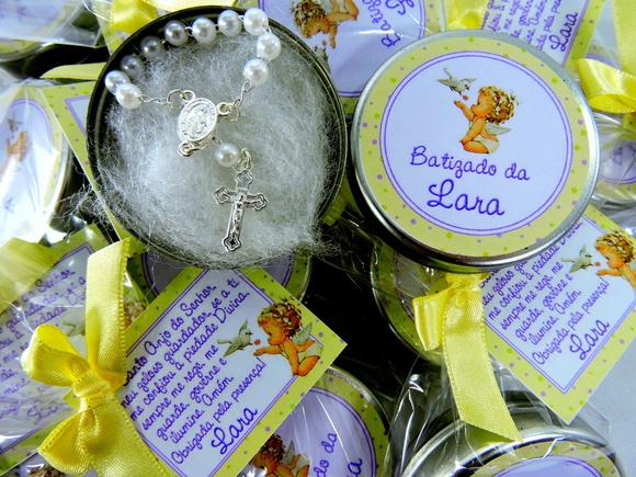 Lembrancinha Latinha Tercinho Batizado
