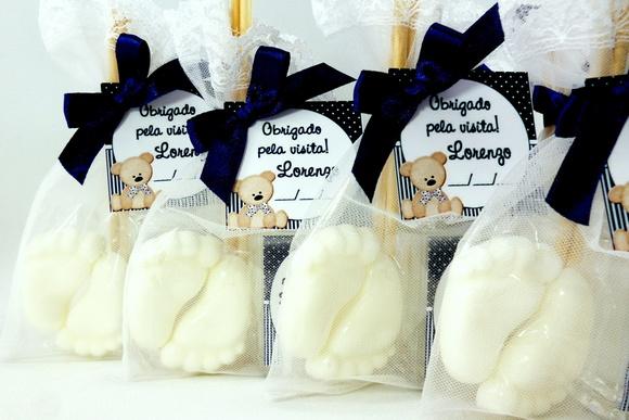 Lembrancinha Maternidade Mini Aromatizador e Par de Pézinho