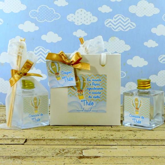 Lembrancinha Maternidade Mini Aromatizante Ursinho Baloeiro