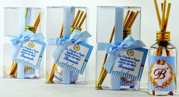Lembrancinha Mini Aromatizador 60 ml Coroa Príncipe
