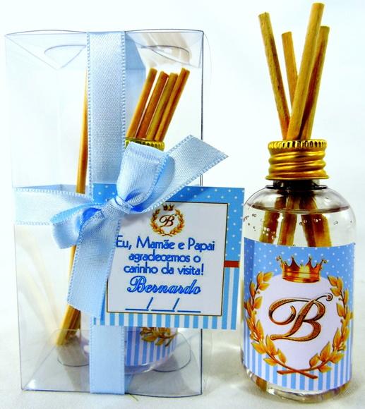 Lembrancinha Mini Aromatizador 60 ml Coroa Príncipe