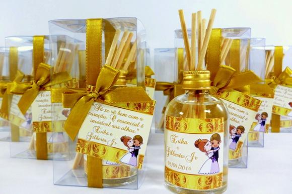 Lembrancinha Mini Aromatizador Casamento