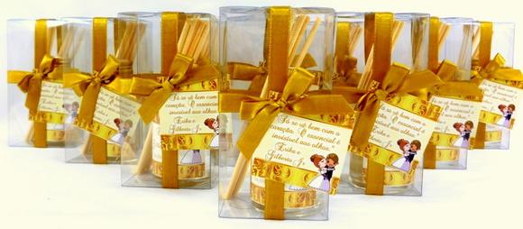 Lembrancinha Mini Aromatizador Casamento